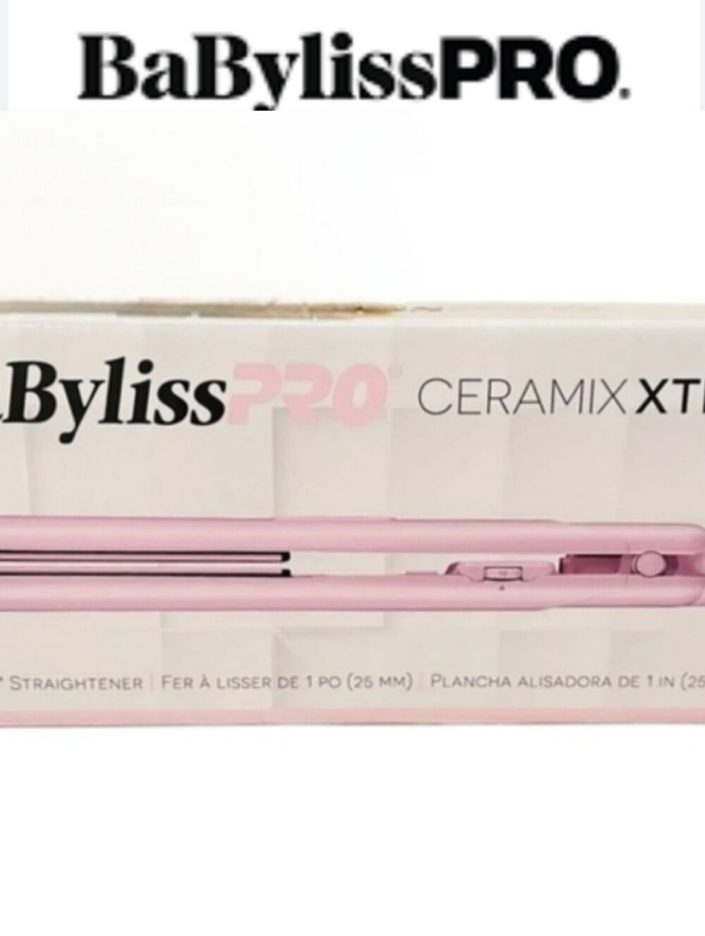 BaBylissPRO Ceramix Xtreme 1" Hair Straightener- Pink